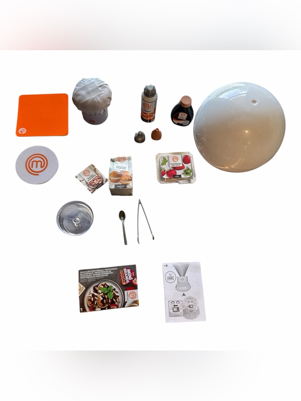 Zuru Mini Brands Create Master Chef Chocolate Profiteroles Opened